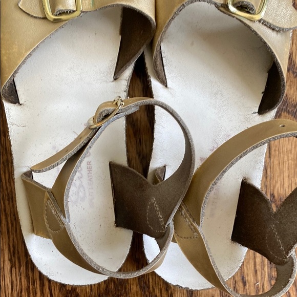 Gold Salt Water Surfer Sandals, size 13. Good, used condition, ships quickly. - Picture 8 of 16